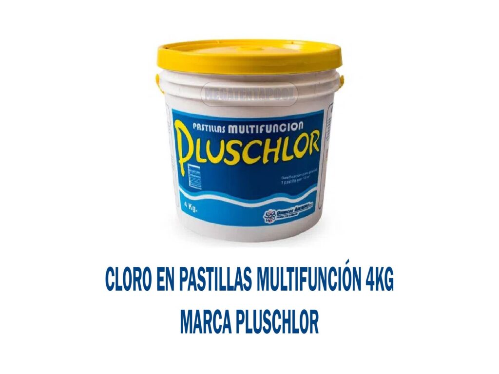 Cloro En Pastillas Multifunci N Kg Marca Pluschlor Megatentapool